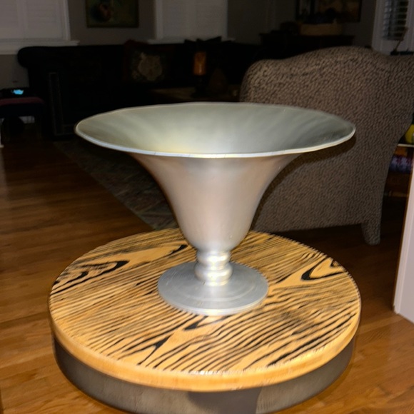 Vintage Accents Glass Display Bowl Tabletop Fruit Potpourri Lemons